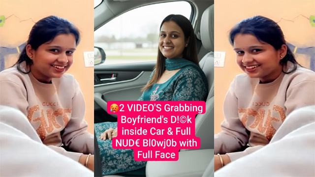 Horny Desi GF Grabbing Boyfriend Dick – inside Car & Giving Blowjob Fucking