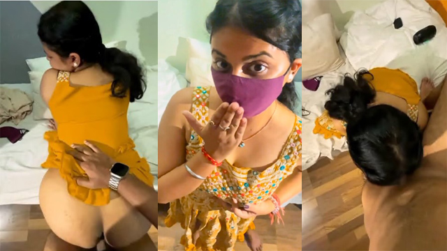 Hot Young Bhabi Sucking & Fucking