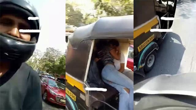 Auto Me Ladki Chudai – Traffic Jam Viral Leak